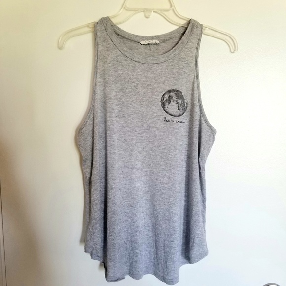 Moonchild Love To Dream Gray Tank - Size S - Picture 3 of 6